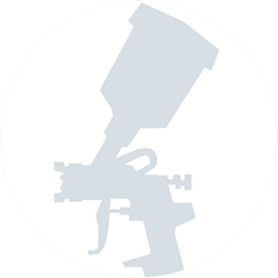 Icon of spray booth paint gun