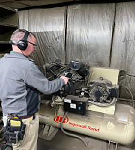 IWRC Dan Nickey performs free energy assessment.