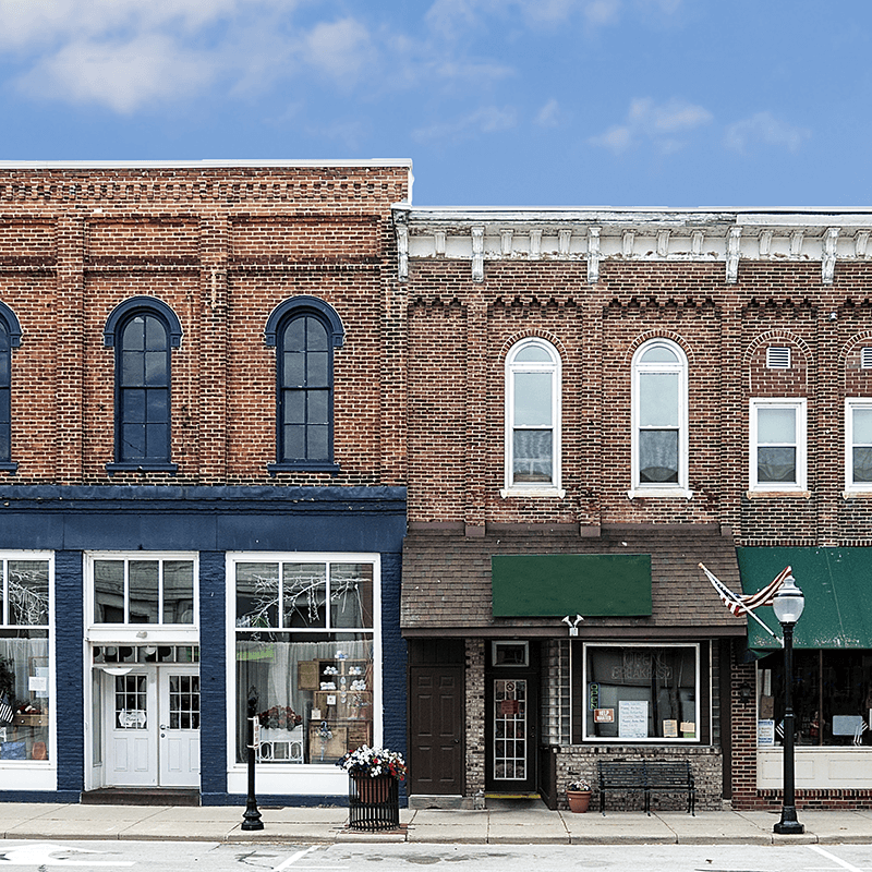 Link, Image, small town main street, compliance assistance
