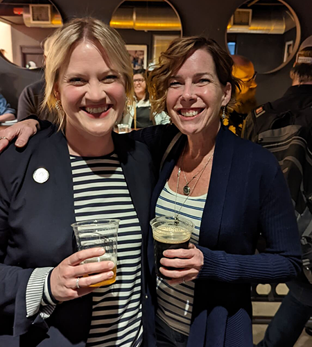 Noreen Otto and Jennifer Trent